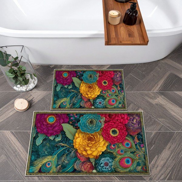 Covorașe de baie 2 buc. 60x100 cm – Foutastic-image-2