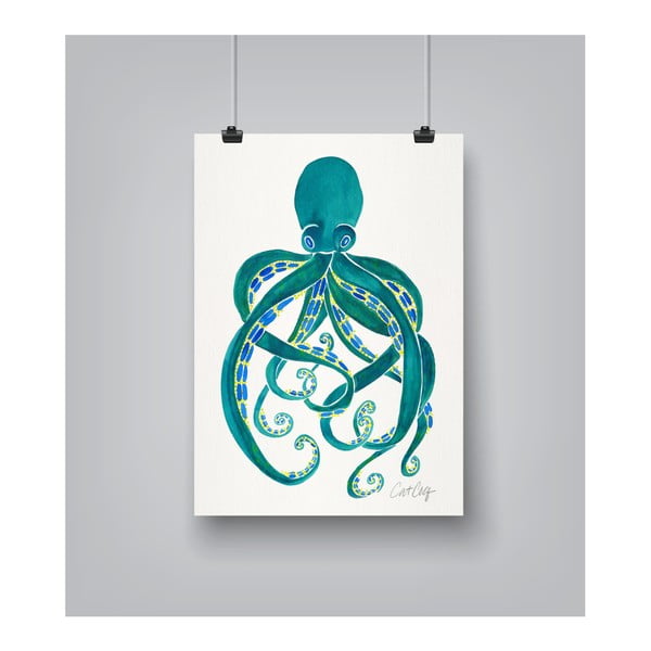 Poster Americanflat Americanflat Octopus, 30 x 42 cm