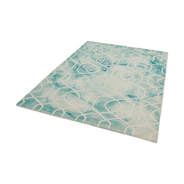 Covor Asiatic Carpets Fresco, 160 x 230 cm, turcoaz-image-2