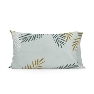 Set 2 fețe de pernă din bumbac Blanc Foliage, 50 x 75 cm
