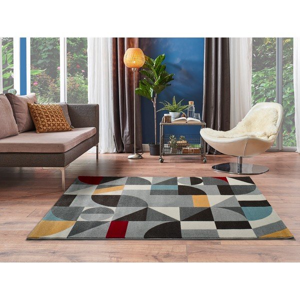 Covor Universal Delta Multi, 133 x 190 cm, gri-image-1