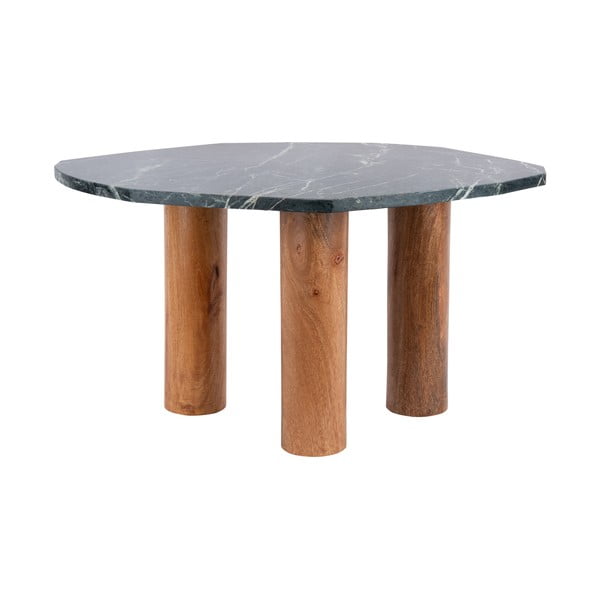 Măsuță auxiliară cu blat cu aspect de marmură 50x75 cm Organic   – Leitmotiv-image-3