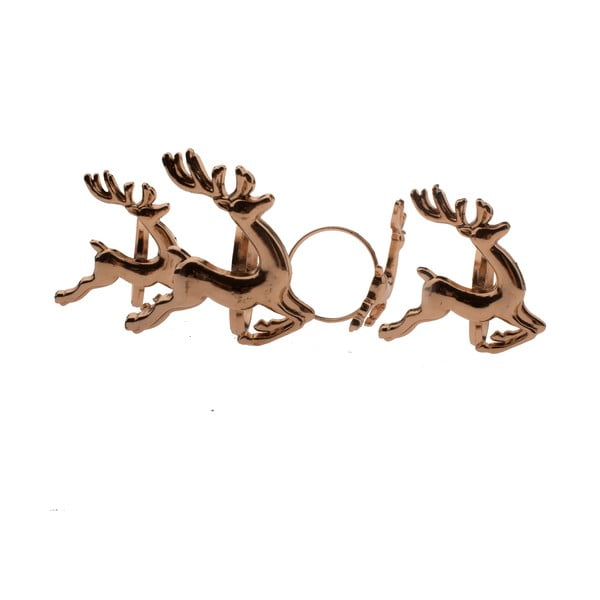 Set de inele pentru șervețele 4 buc. din metal Deer – Dakls