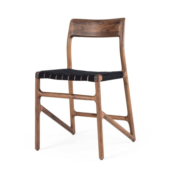 Scaun de dining negru/maro Fawn – Gazzda