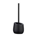 Perie de WC negru-mat din ceramică Badi – Wenko