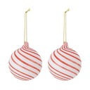 Globuri de Crăciun 2 buc. din sticlă ø 8 cm Zwirl – Bloomingville