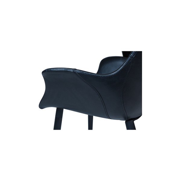 Scaun dining din piele artificială DAN-FORM Denmark Combino, negru-image-2