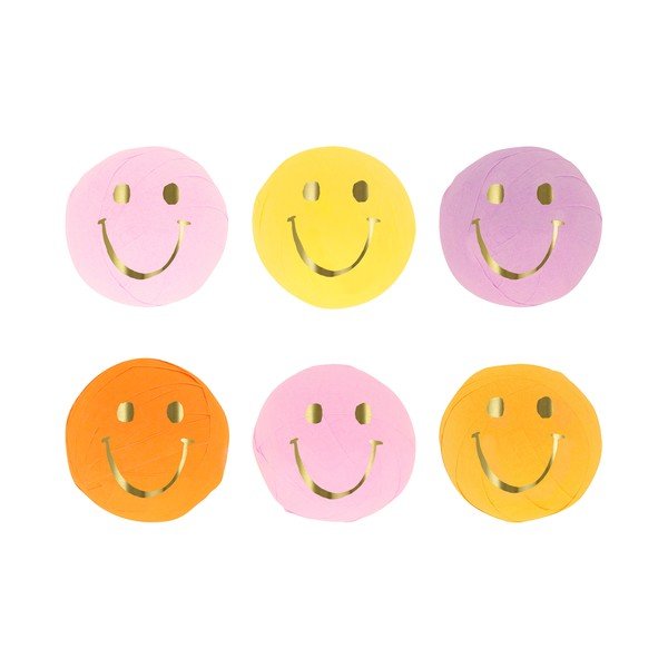 Accesorii pentru petreceri 6 buc. Happy Face Icons Surprise Balls – Meri Meri-image-2