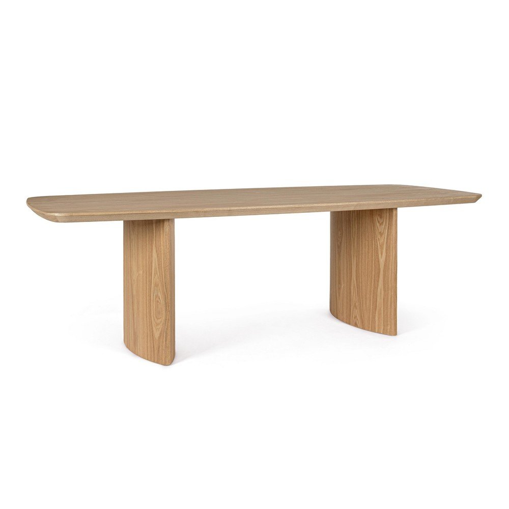 Masă de dining cu aspect de lemn de stejar 100x240 cm Odelia – Bizzotto