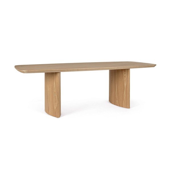 Masă de dining cu aspect de lemn de stejar 100x240 cm Odelia – Bizzotto