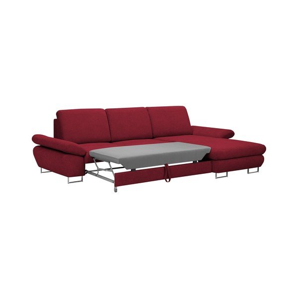 Canapea extensibilă Windsor & Co Sofas Pi, roşu, partea dreaptă-image-2