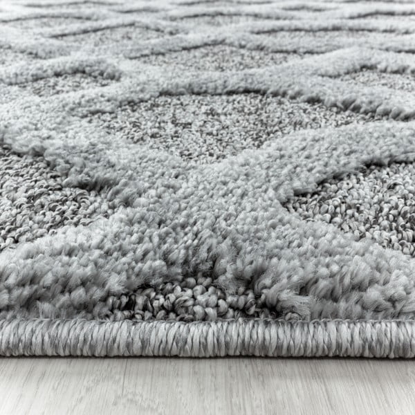 Covor gri rotund ø 160 cm Pisa – Ayyildiz Carpets-image-3