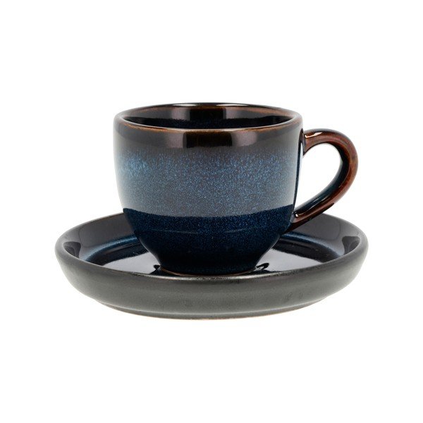 Ceașcă neagră/albastră pentru espresso din ceramică 70 ml Gastro Dark Blue/Black – Bitz