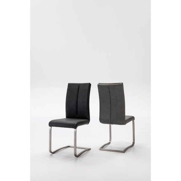 Scaun dining Marckeric Sabby, gri-image-1