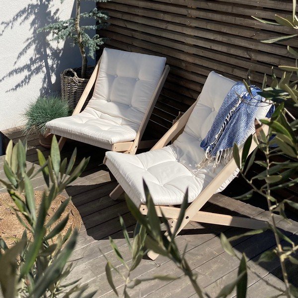 Scaun de grădină alb Boogie – Karup Design-image-3
