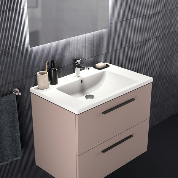 Dulap sub chiuvetă gri/bej suspendat 80x63 cm i.Life B – Ideal Standard-image-1