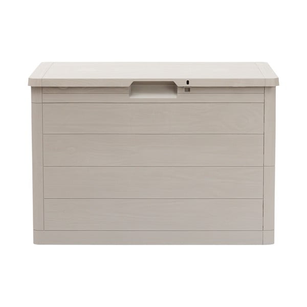 Cutie de depozitare pentru grădină gri deschis din plastic Woodys – Toomax