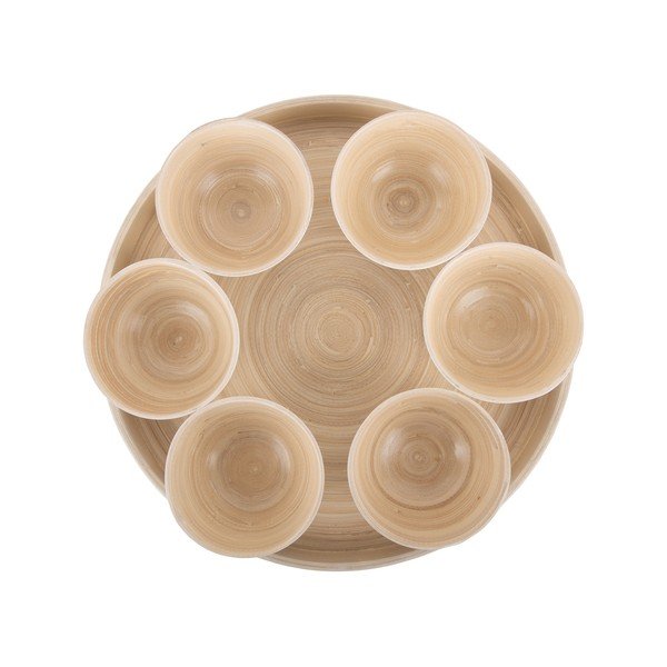 Set de servire în culoare naturală din bambus ø 32 cm Puro – PT LIVING-image-2