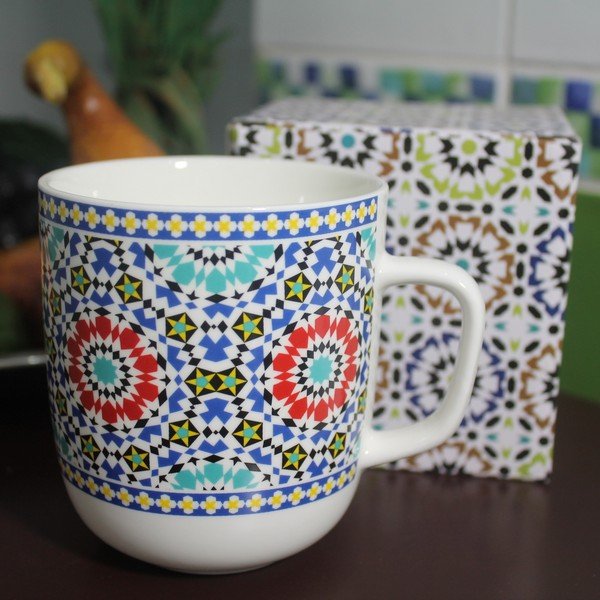 Cană din porțelan Duo Gift India, 380 ml-image-1