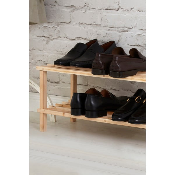 Pantofar în culoare naturală din lemn de brad – Premier Housewares-image-4