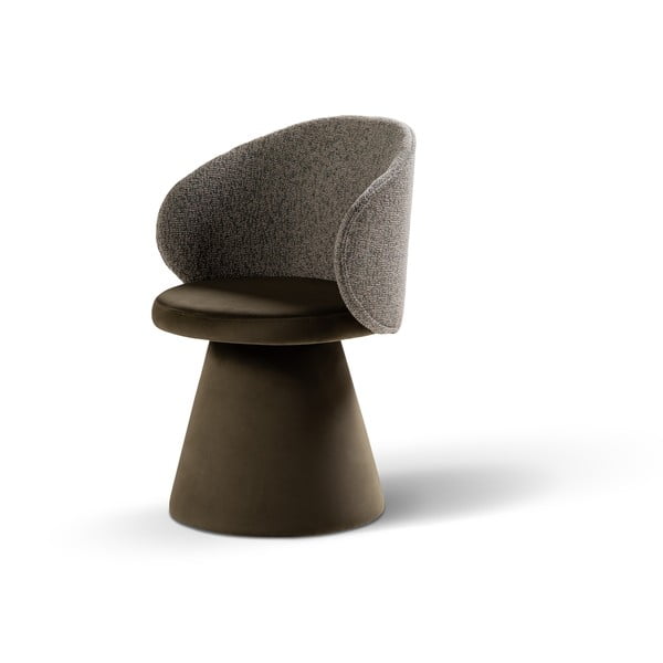 Fotoliu verde închis cu tapițerie din catifea Inez – Micadoni -image-2