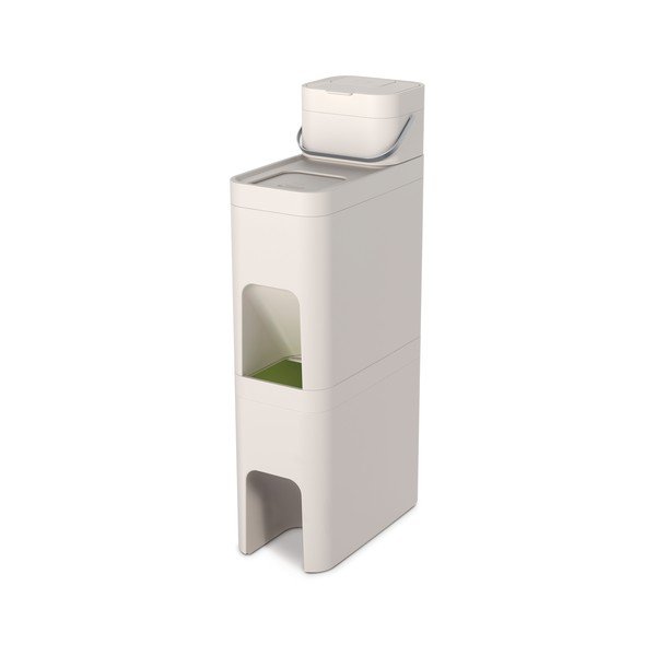 Coșuri pentru deșeuri reciclabile Joseph Joseph Intelligent Waste Stack 52, verde