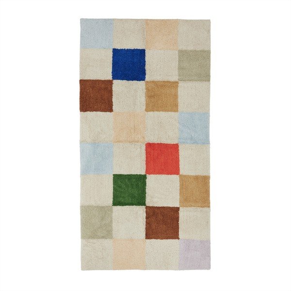 Covor pentru copii din bumbac 84x168 cm Chess – OYOY Mini