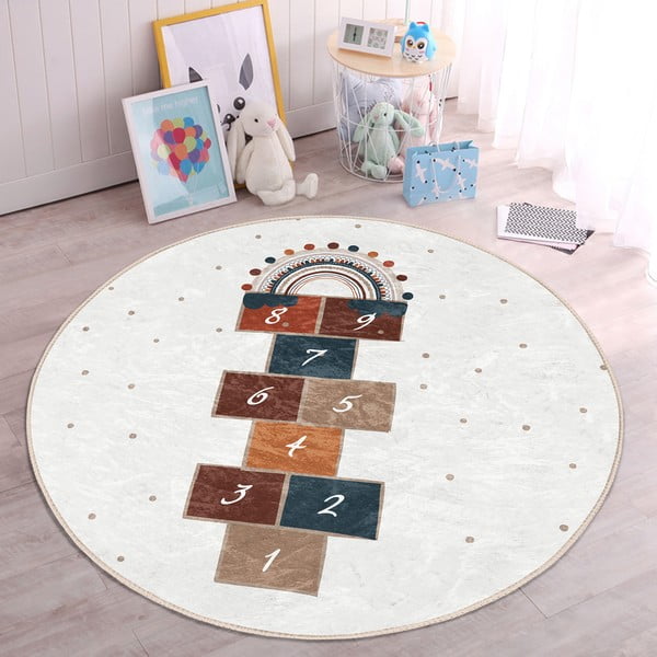Covor pentru copii crem ø 100 cm Comfort – Mila Home-image-3