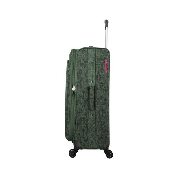 Troler cu 4 roți Lulucastagnette Teddy Bear, 71 l, verde-image-1