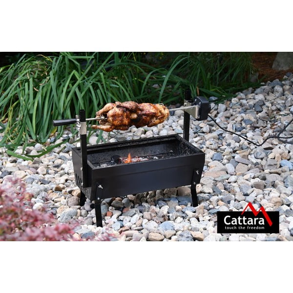 Grătar cu motor Cattara Barbecue, lungime 60 cm-image-1