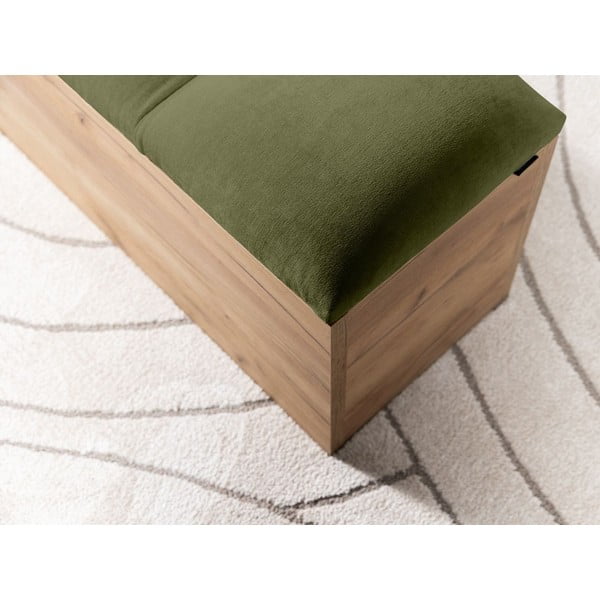 Bancă verde/în culoare naturală Kumo – Bobochic Paris-image-3