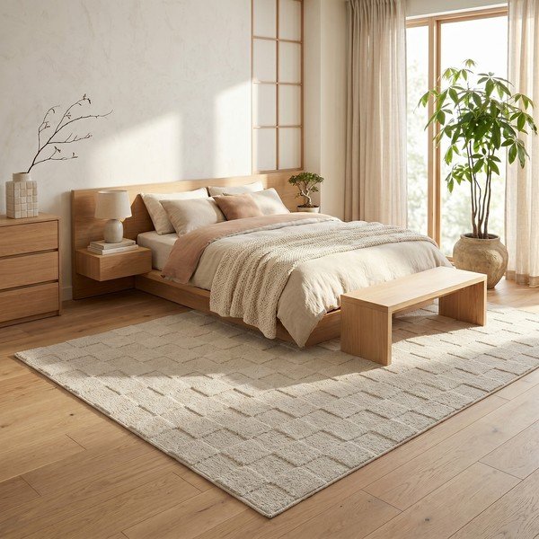 Covor bej 120x170 cm Mosaic – ESTE-image-1