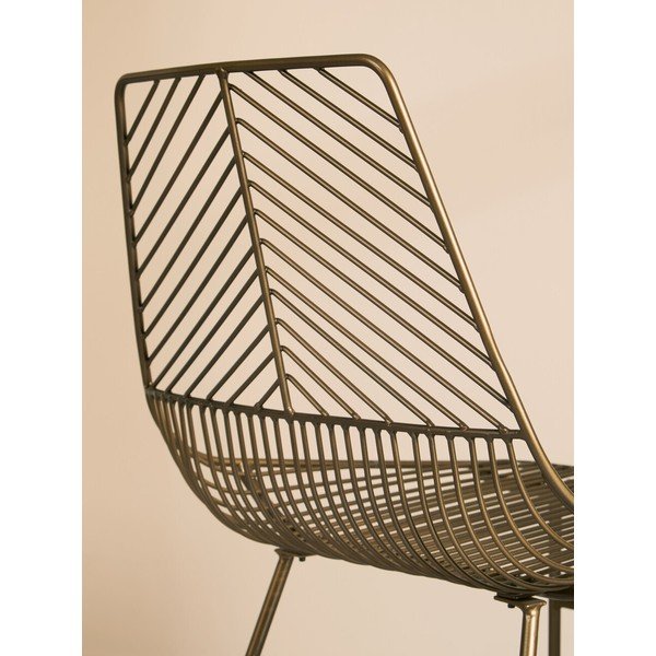 Scaun de dining bronz din metal District – Premier Housewares-image-4
