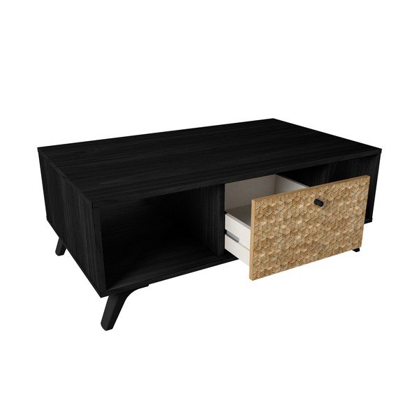 Măsuță de cafea neagră 60x100 cm Hanoi – Marckeric-image-4