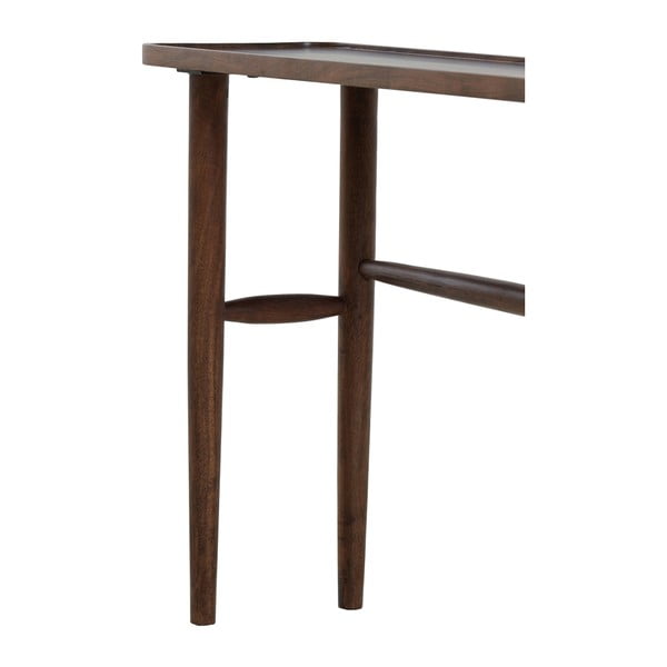Masă consolă maro din lemn masiv de acacia 30x140 cm Qiano – Light & Living-image-4