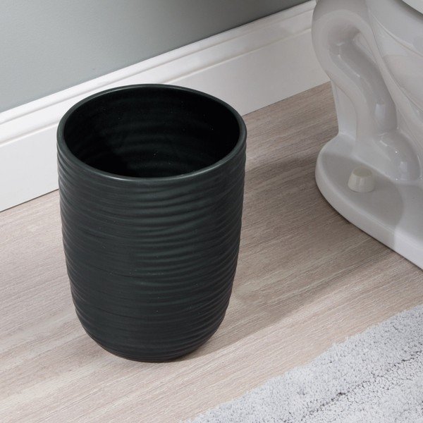 Coș de gunoi InterDesign Ariana, negru, 5 l-image-1