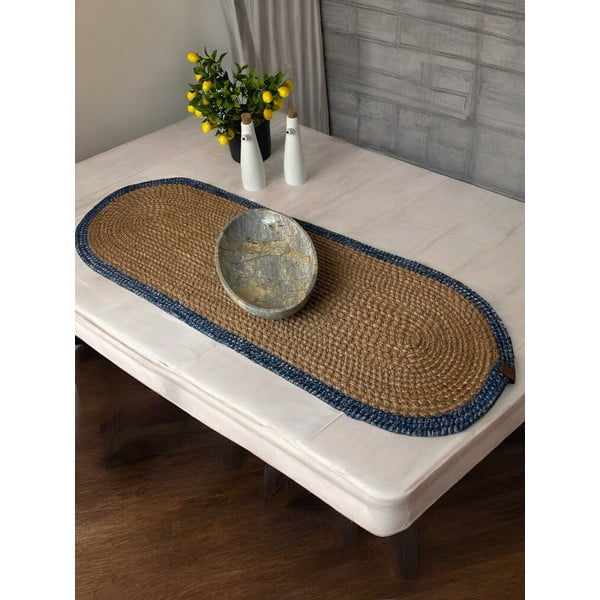 Napron de masă din iută 35x100 cm Wicker – Mila Home Luxury-image-1
