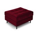 Taburet din catifea Milo Casa Santo, roșu