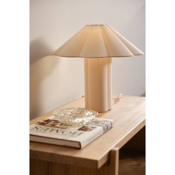 Veioză crem din in (înălțime 38 cm) Gerd – Jotex-image-1