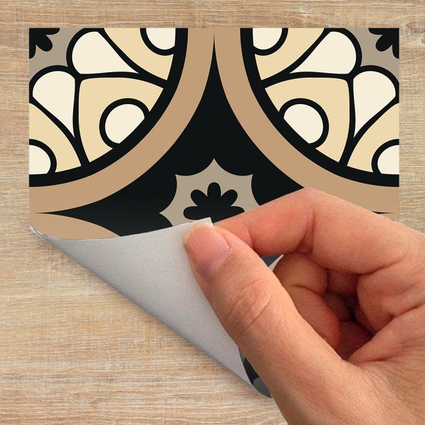 Set 30 autocolante de mobilier Ambiance Tiles Cineloto Mento, 15 x 15 cm-image-1
