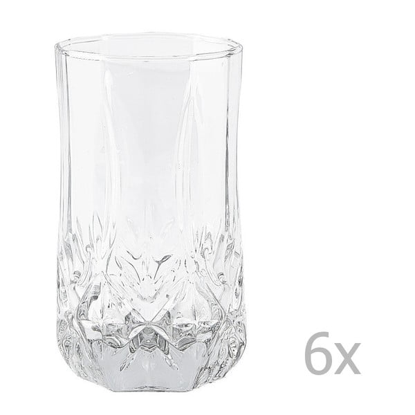 Set 6 pahare KJ Collection Glass, 240 ml