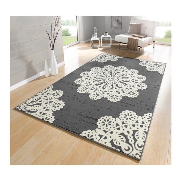 Covor Home Gloria Lace, 200x290 cm, gri-image-1