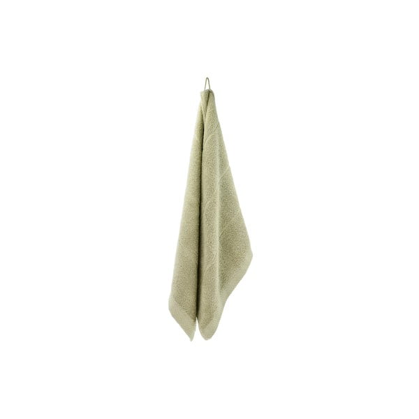 Prosop verde deschis din bumbac din frotir 50x100 cm Line – Södahl-image-3