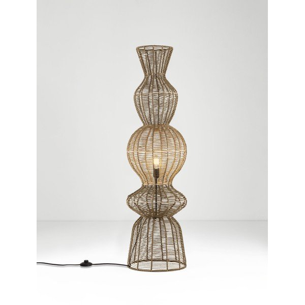 Lampadar în culoare naturală cu tapițerie din frânghie (înălțime 136 cm) Breena – Nova Luce-image-4