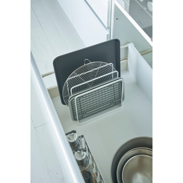 Organizator din metal Yamazaki Tower, alb-image-1