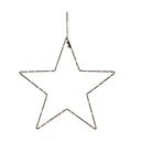 Decorațiune luminoasă neagră ø 45 cm  cu model de Crăciun Alpha – Markslöjd