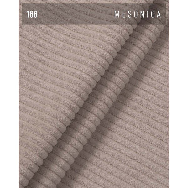 Canapea bej cu tapițerie din catifea reiată  205 cm Fluvio – MESONICA-image-4