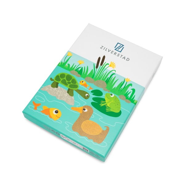 Tacâmuri  argintii din oțel inoxidabil pentru copii 4 buc. Water life – Zilverstad-image-4