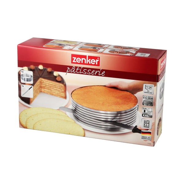 Set formă de tăiat prăjituri și cuțit Zenker, ø 24 - 26 cm-image-1