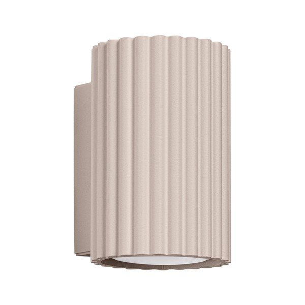 Aplică de perete taupe din metal ø 6,5 cm Gleam – Sollux